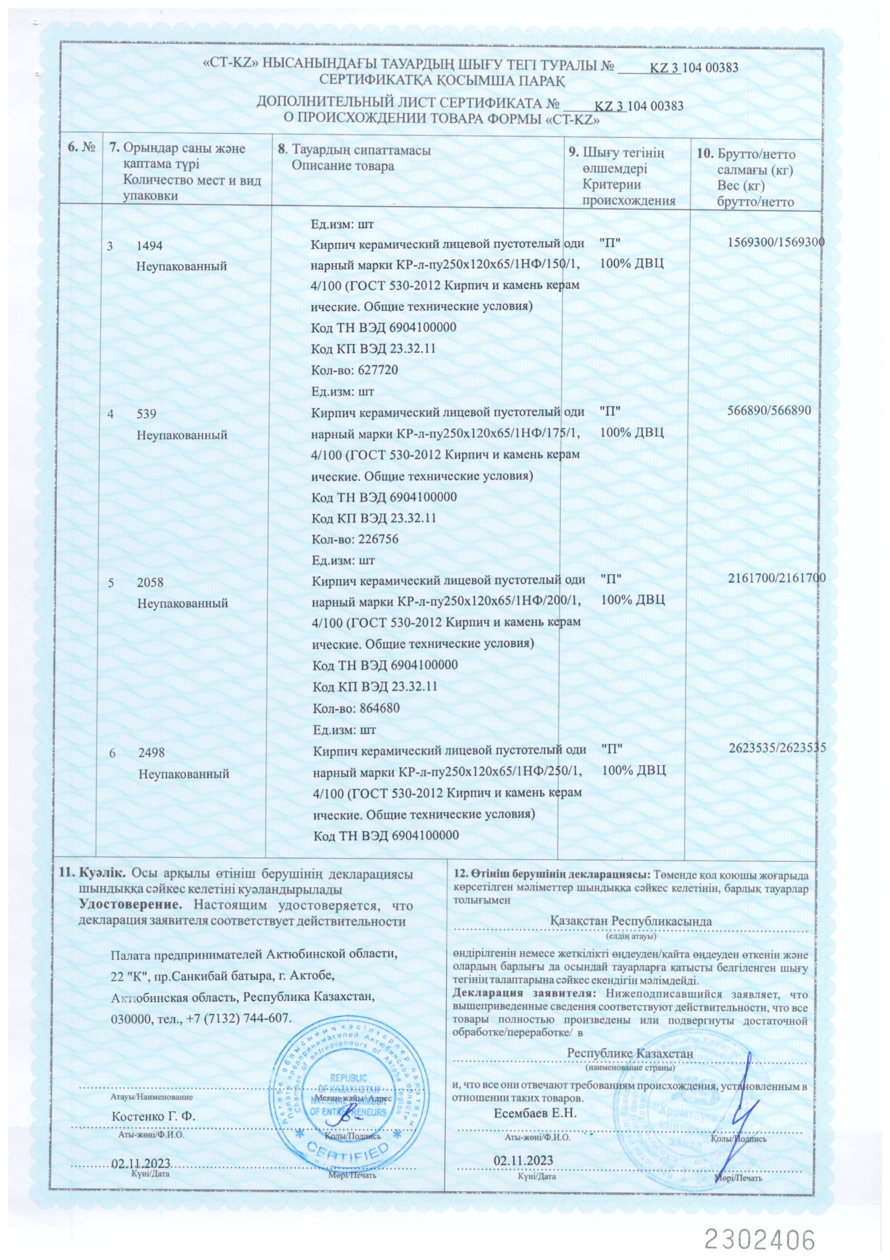 Сертификат 5