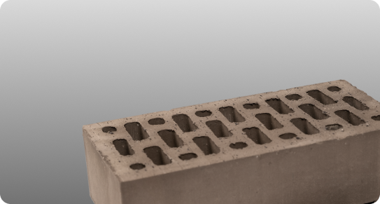 Лицевой кирпич керамический одинарный графит