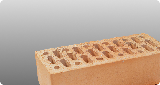 Лицевой кирпич керамический одинарный персик