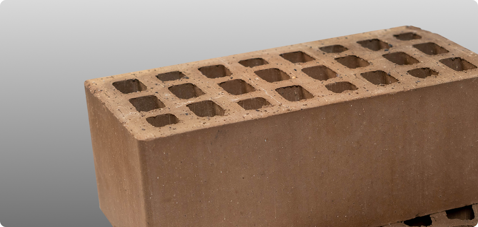 Лицевой кирпич керамический утолщённый капучино