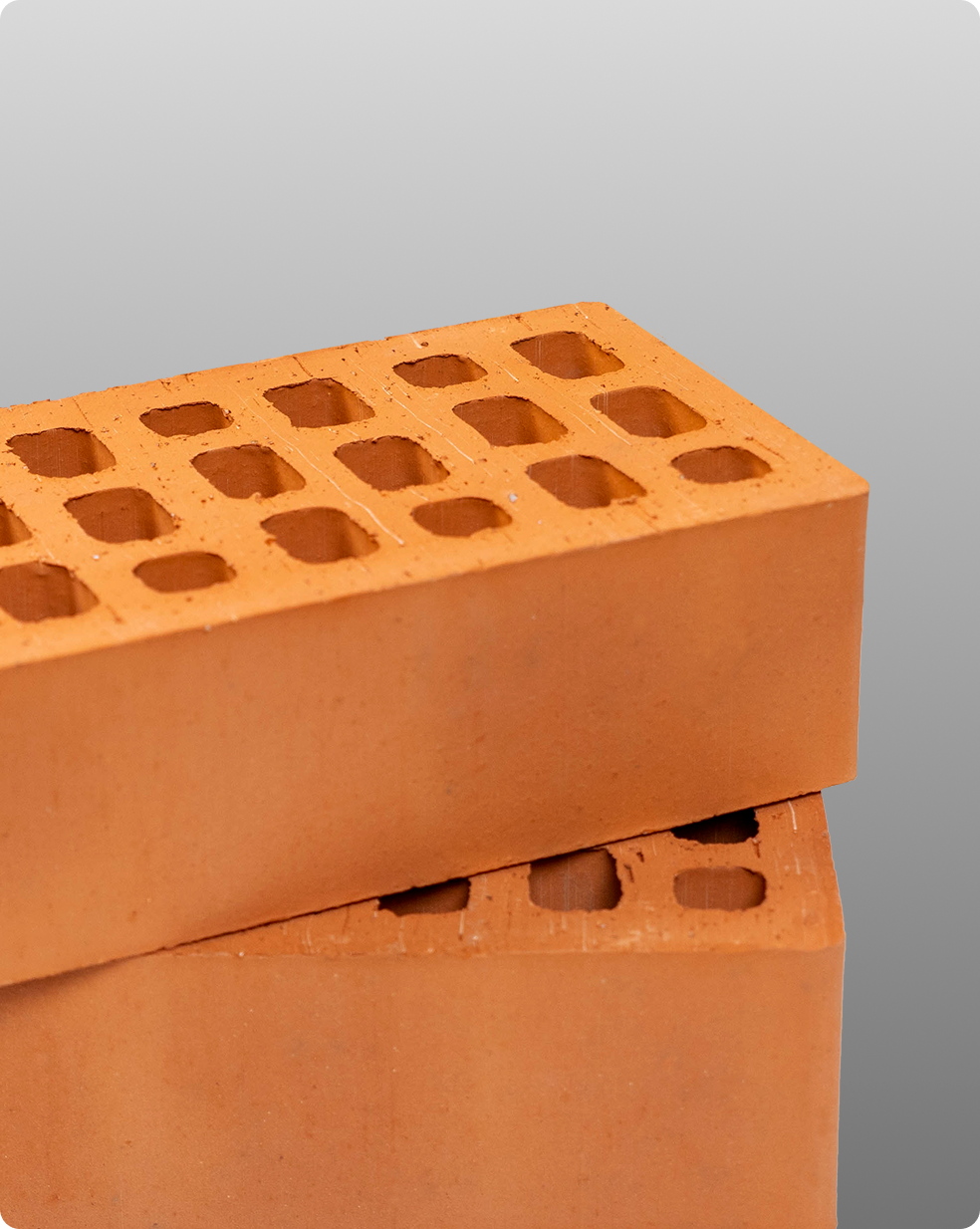 Лицевой кирпич красный керамический одинарный